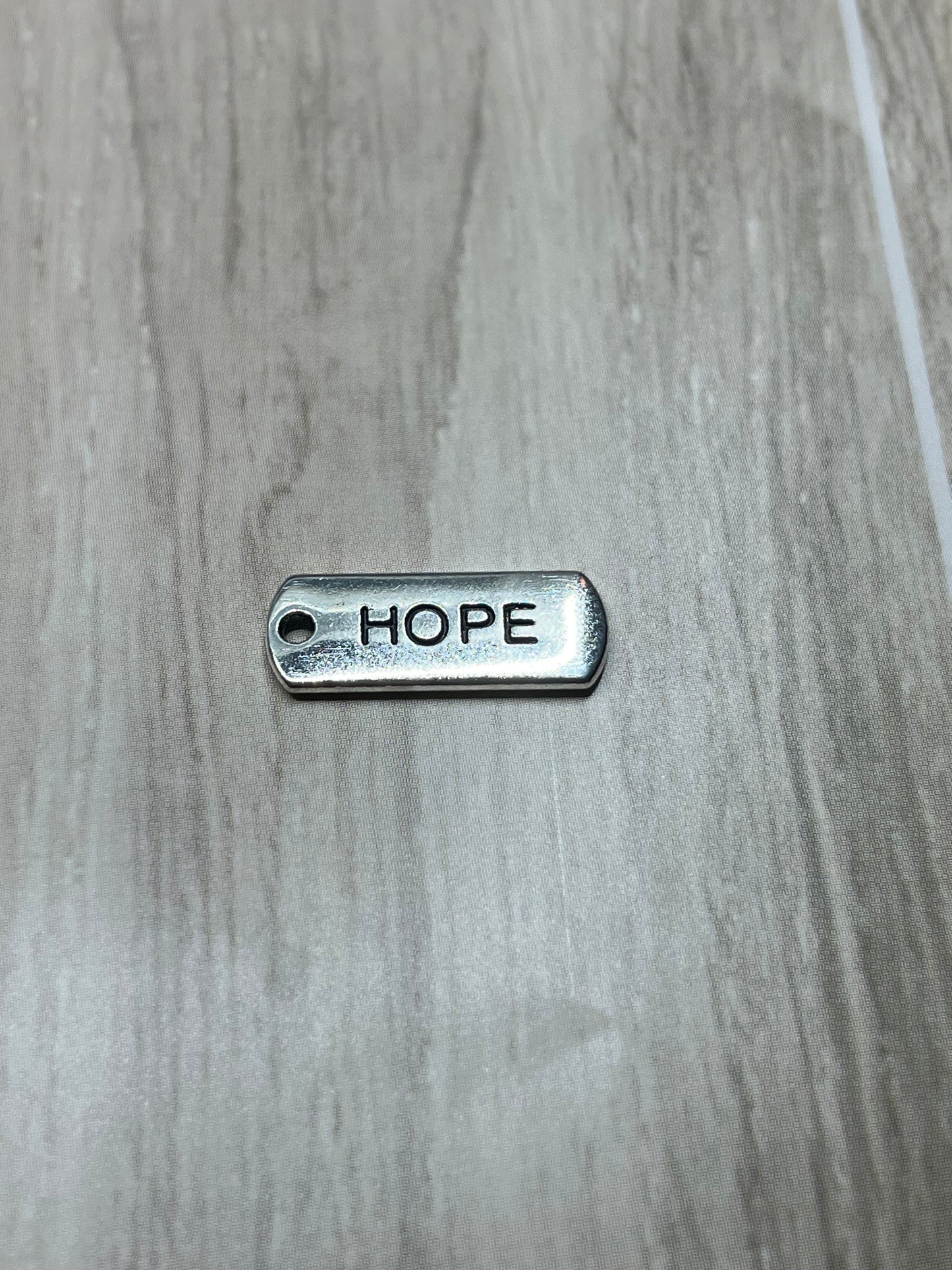 Hope Pendant Charm - Hebrews 11:1