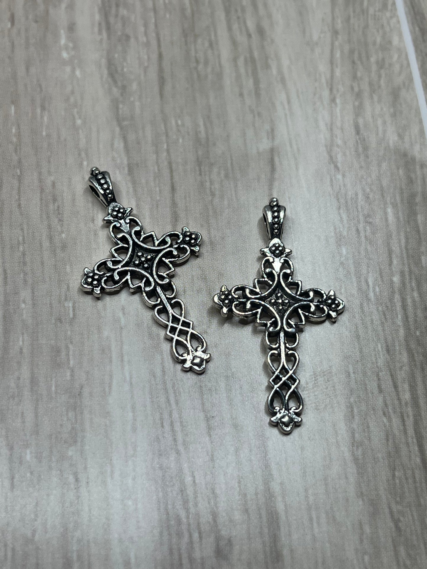 Filigree Cross charm