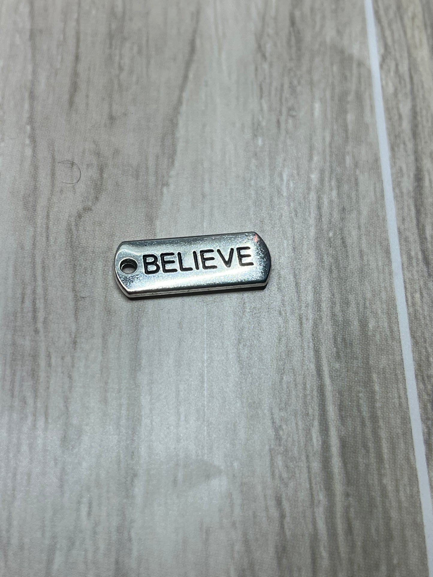 Believe Pendant Charm - Mark 11:24