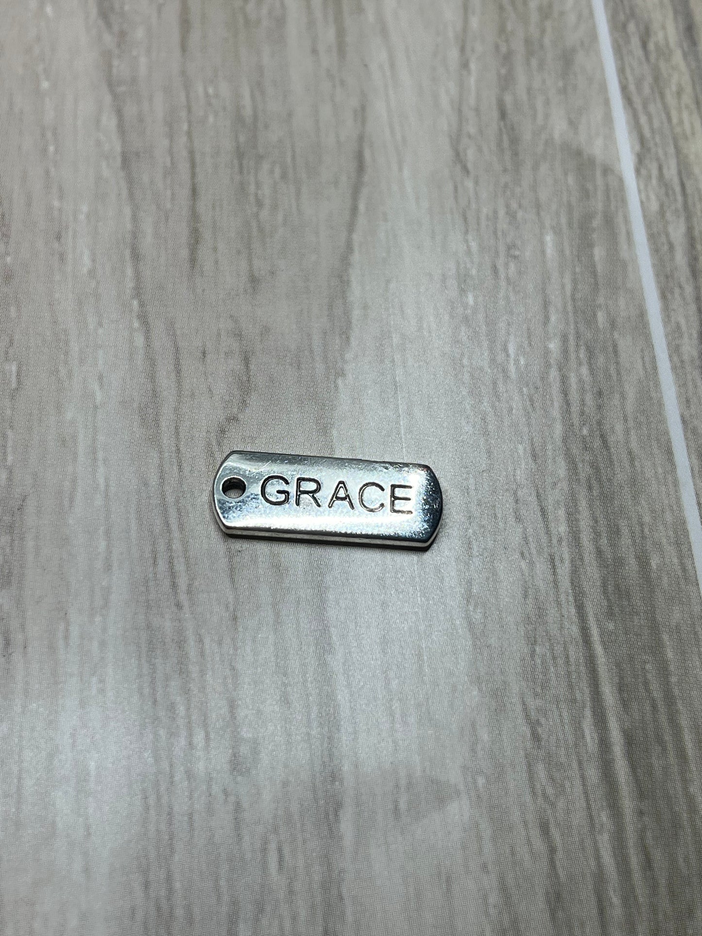 Grace Pendant Charm - Ephesians 2:8