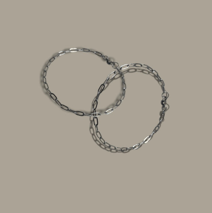 Silver Paperclip Chain