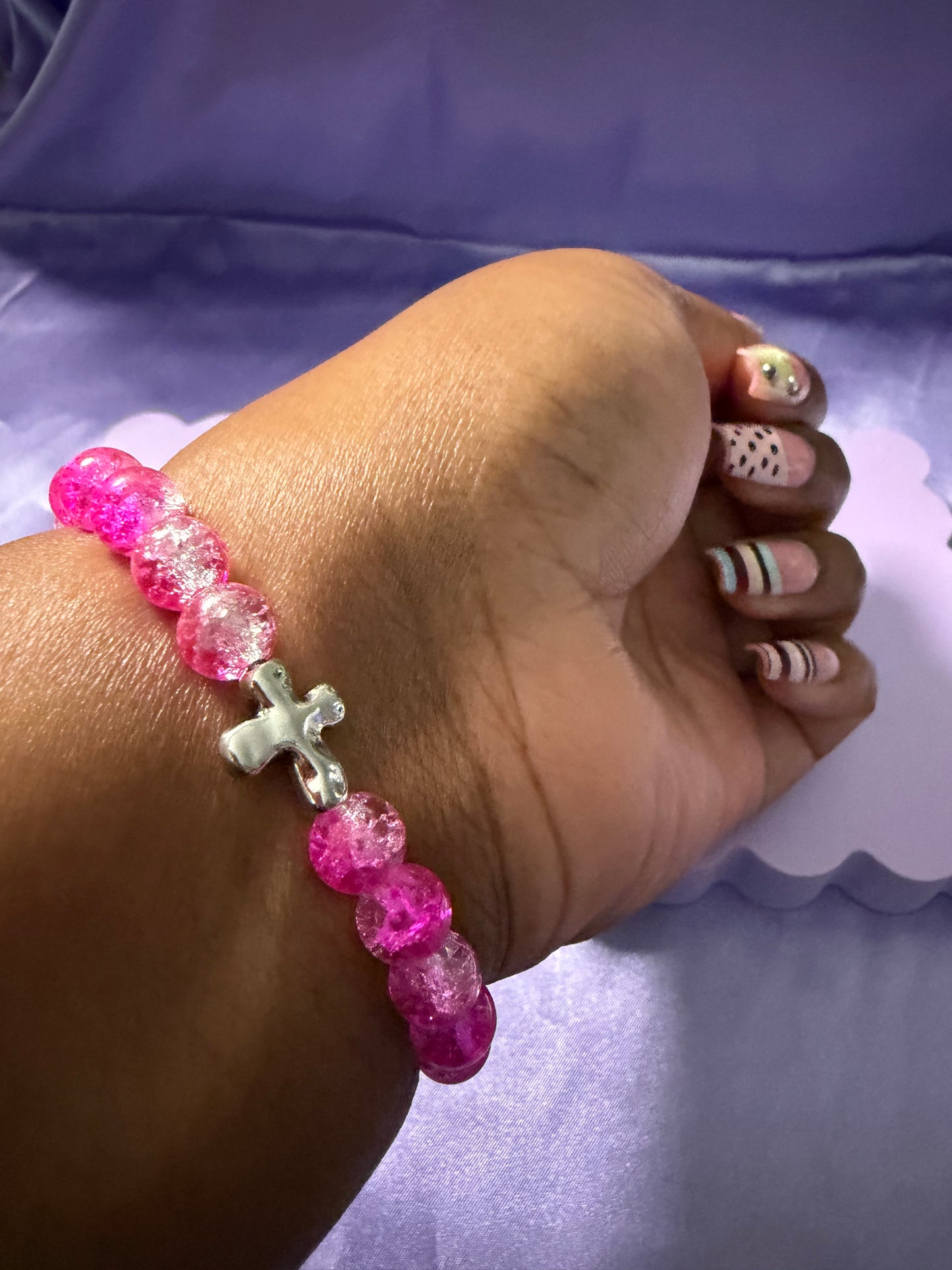 Beloved glass bead bracelet