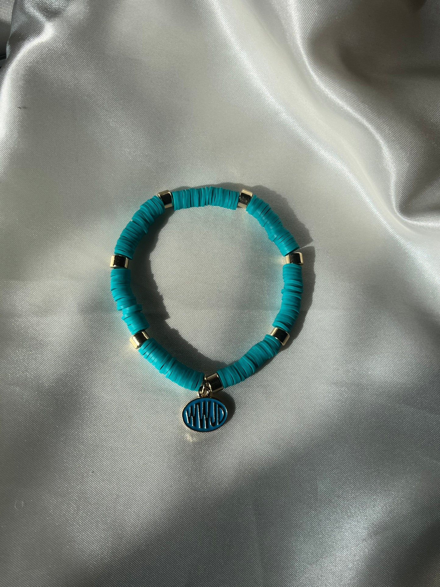 Teal WWJD Bracelet
