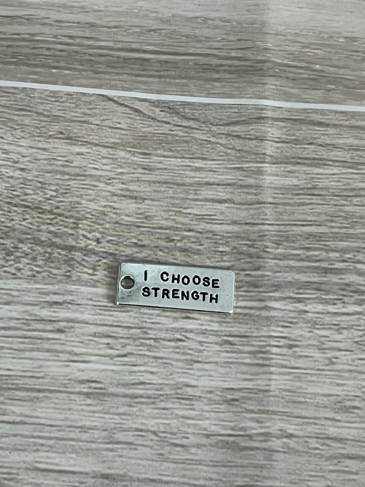 I Choose Strength Charm