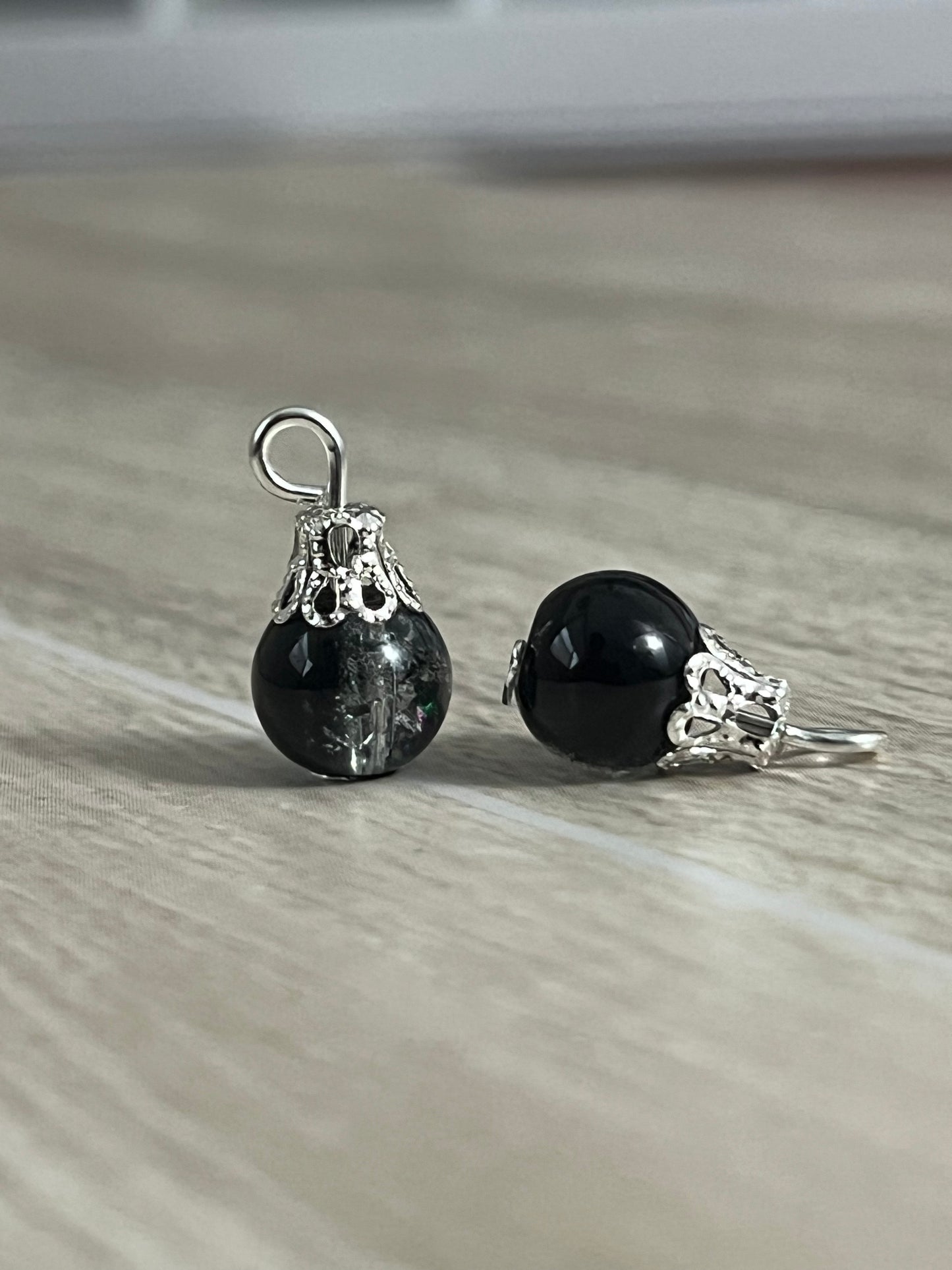 Midnight Noir Dangle Bead