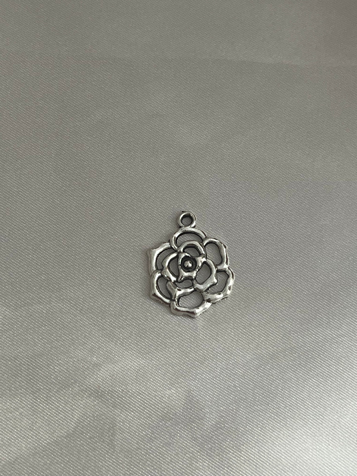 Vintage Rose Charm