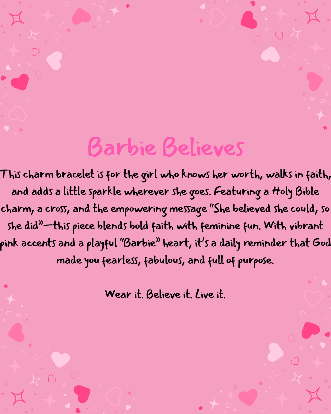 Barbie Believes Bracelet