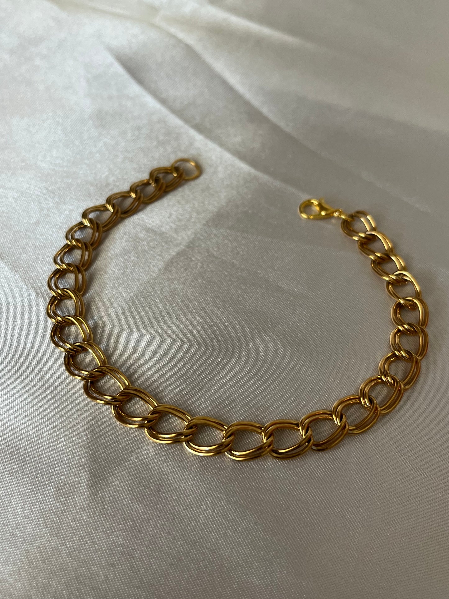 Gold Double Link Chain