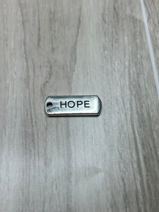 Hope Pendant Charm - Hebrews 11:1