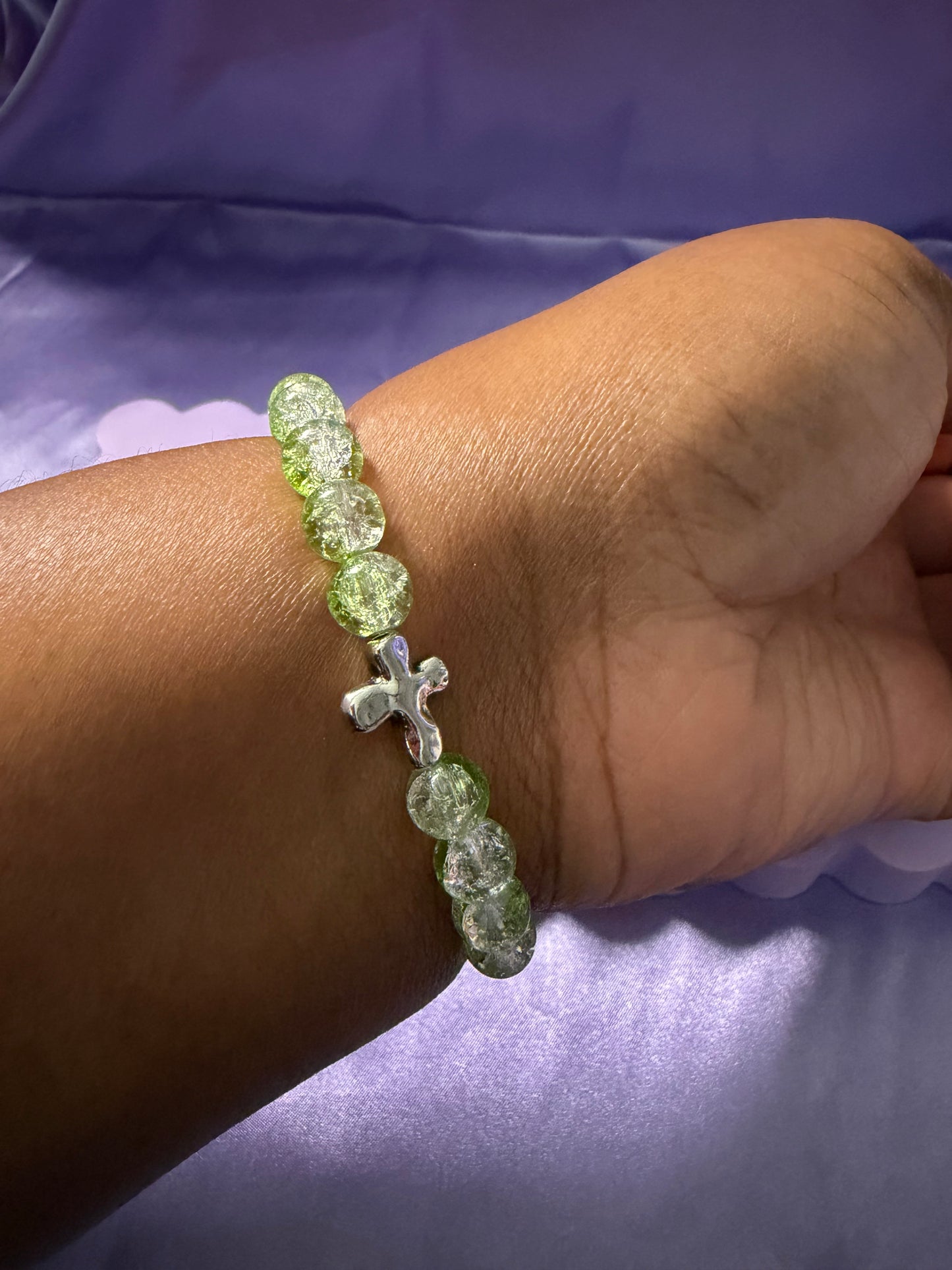 Renewal glass bead bracelet