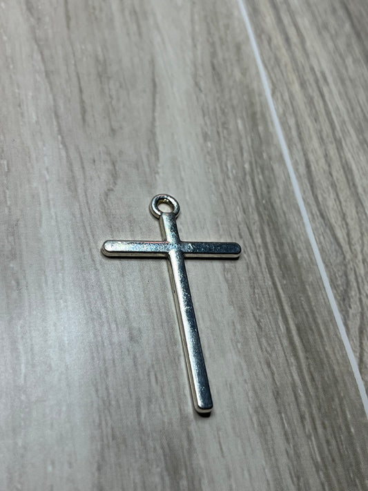 Redeemed and radiant Cross Charm