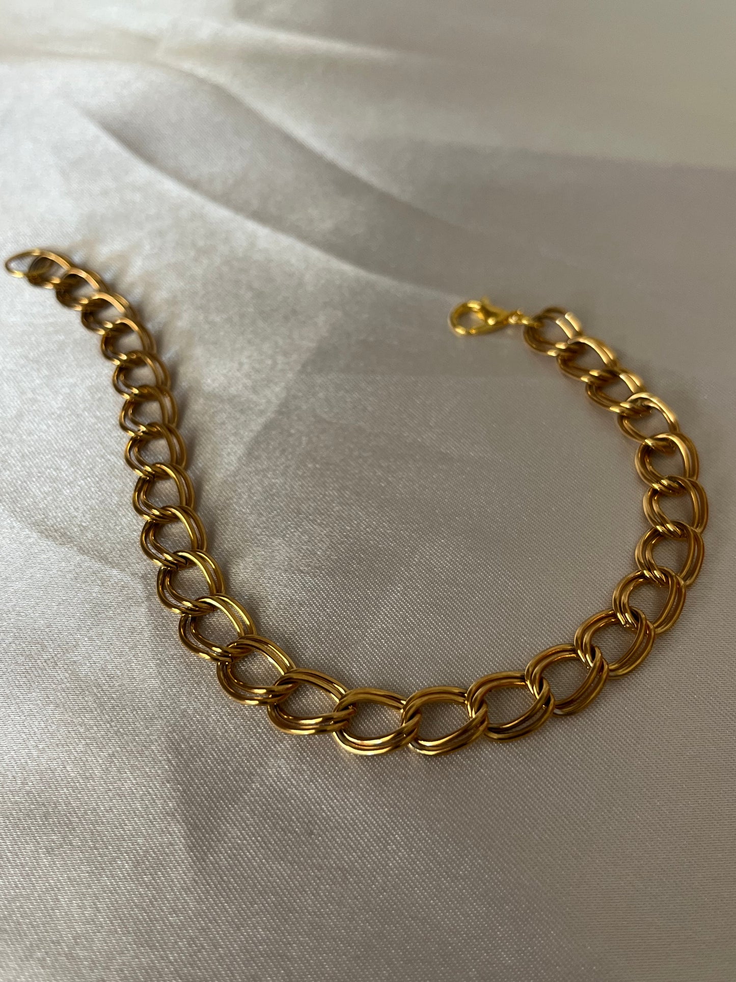 Gold Double Link Chain