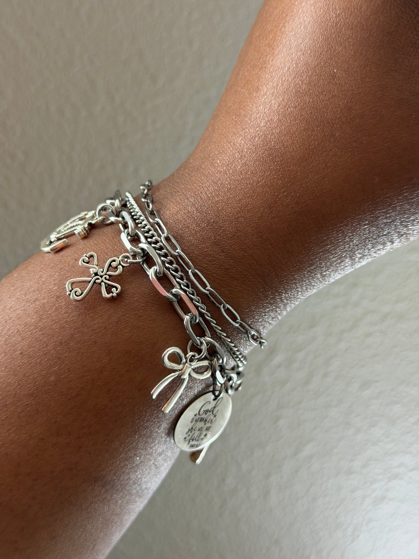 He Is Within’ Layered Bracelet