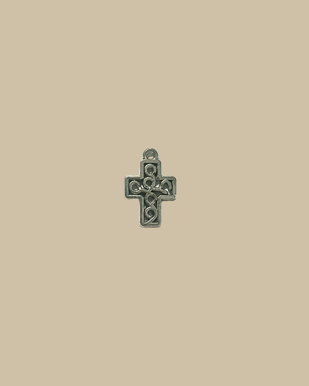No fear Cross charm