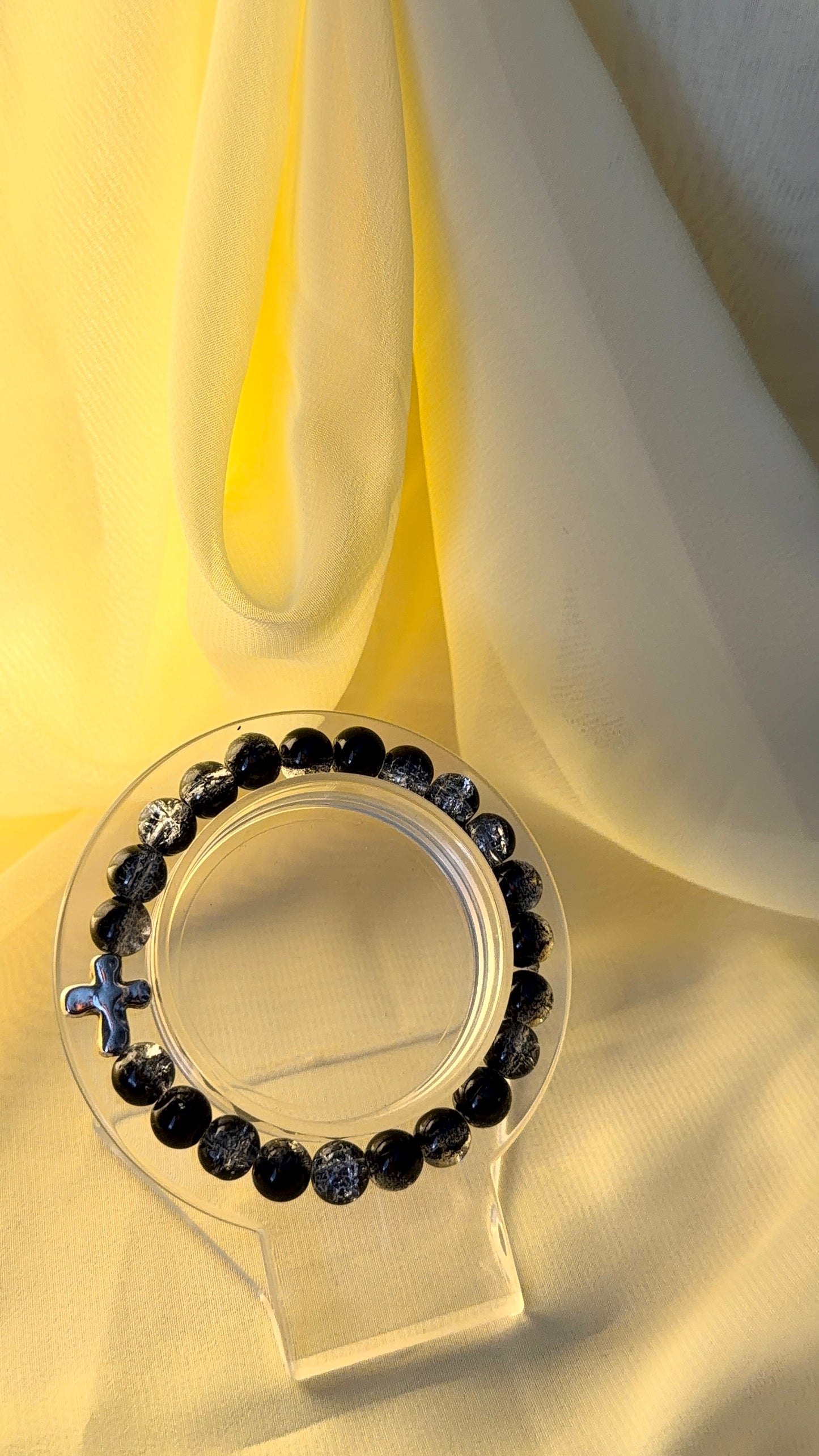 Redeemed glass bead bracelet
