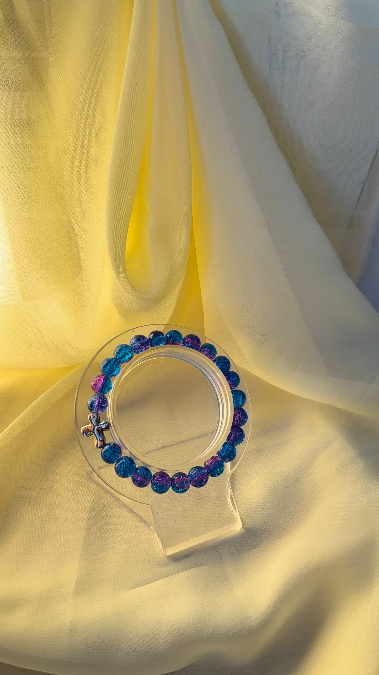 Wonder glass bead bracelet