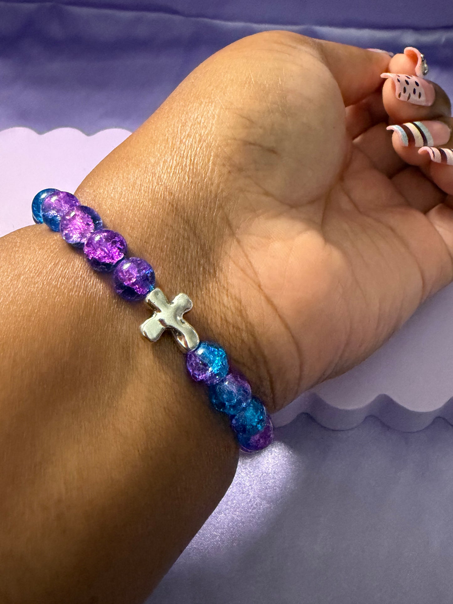 Wonder glass bead bracelet
