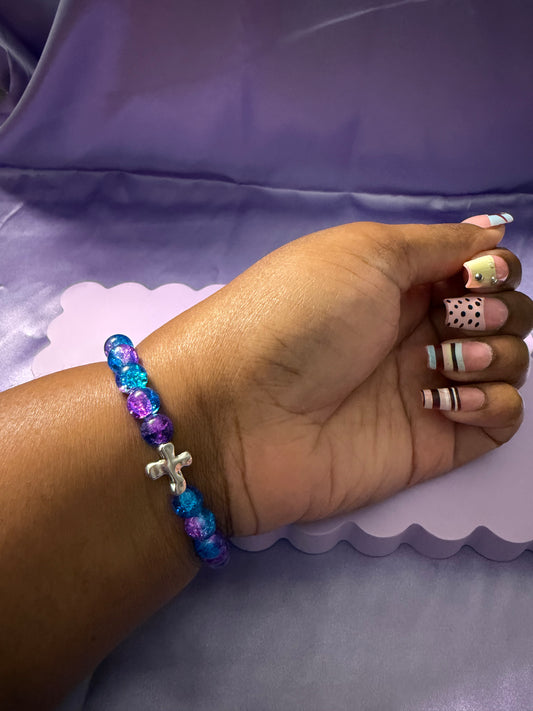 Wonder glass bead bracelet
