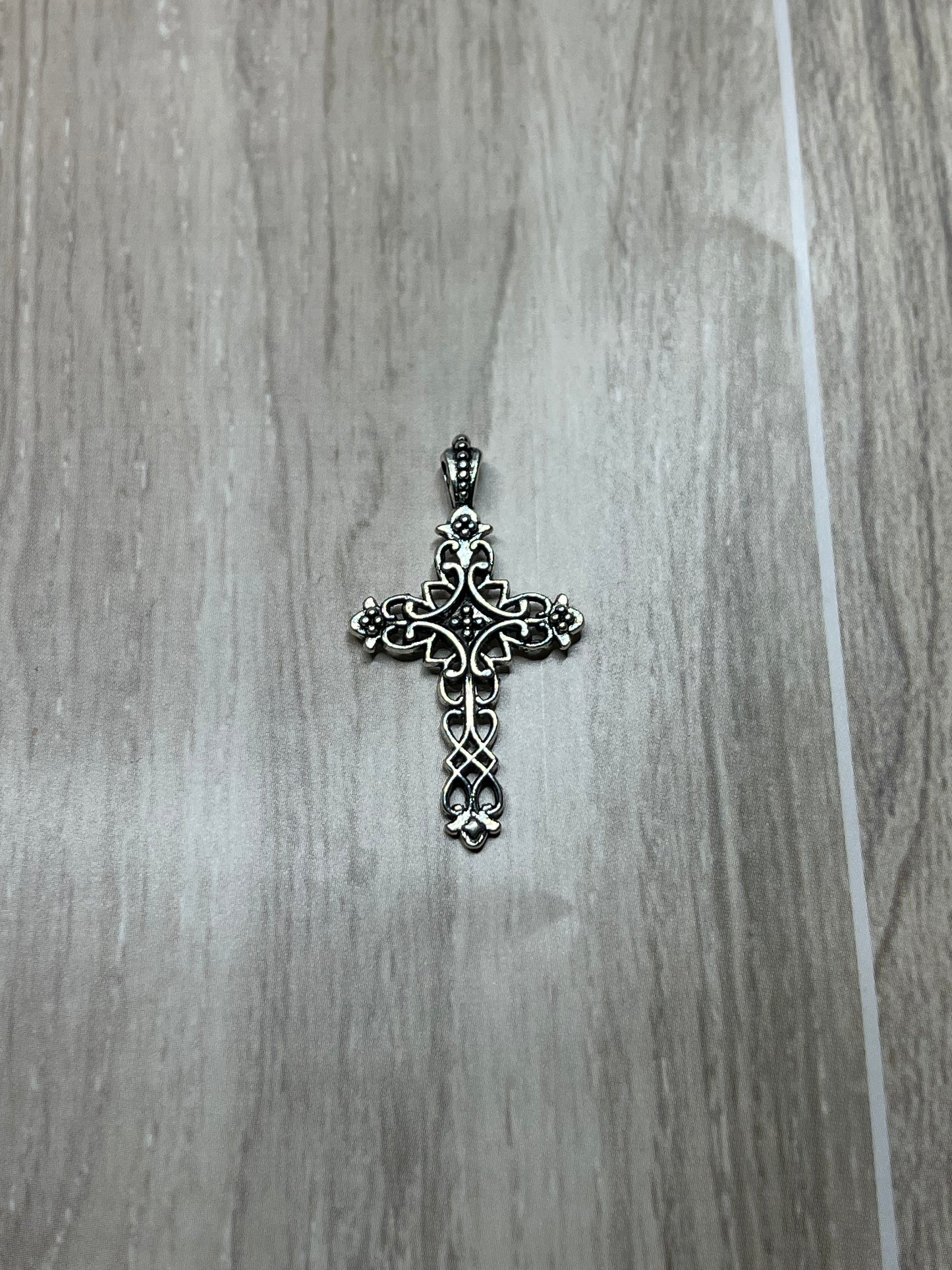 Filigree Cross charm