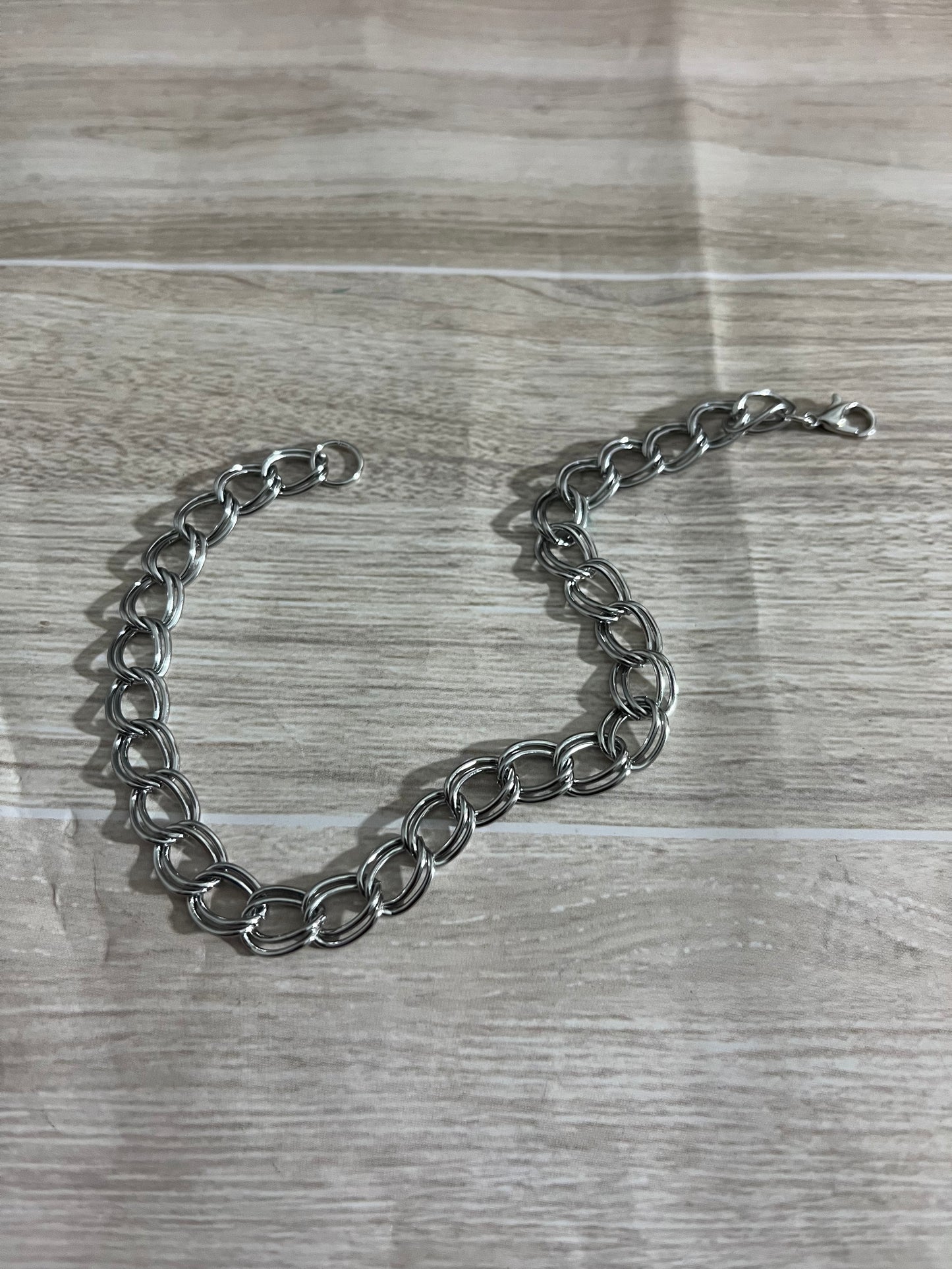 Silver Double Link Chain