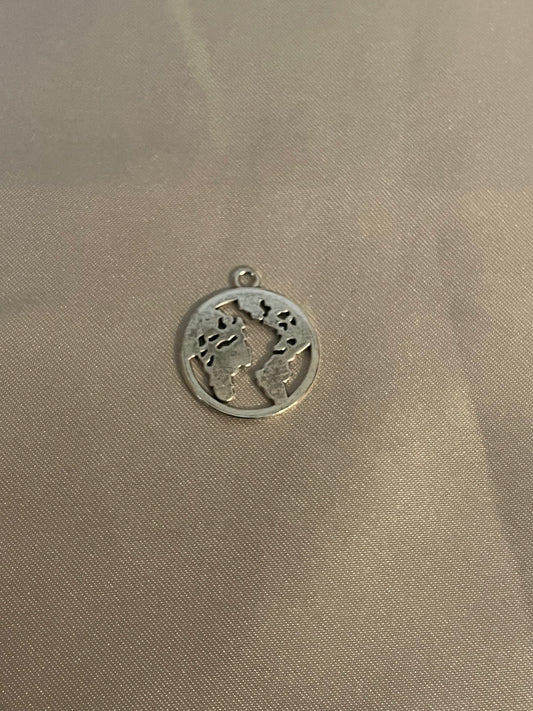 World Map Charm