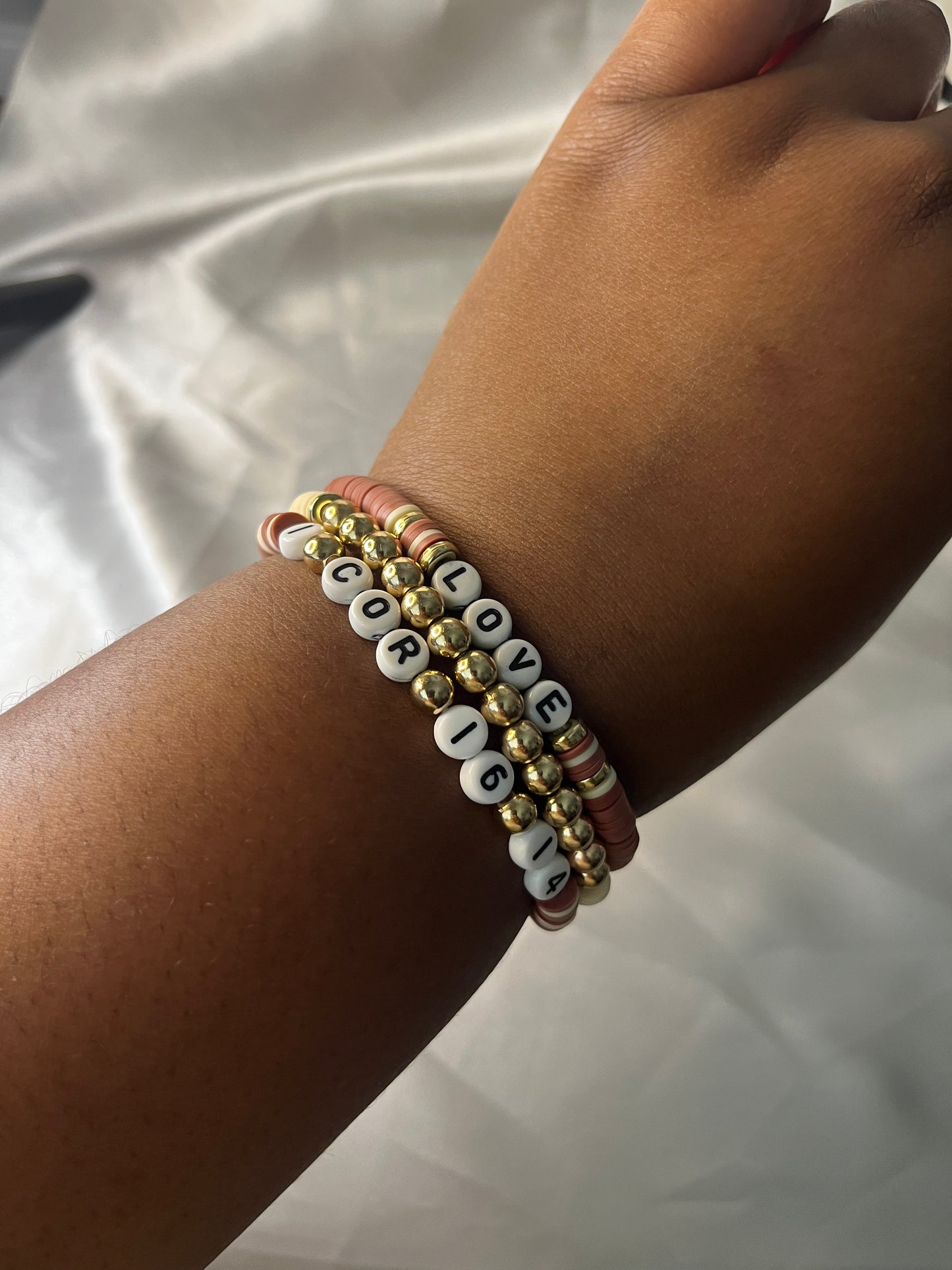 "Done In Love" Bracelet Stack