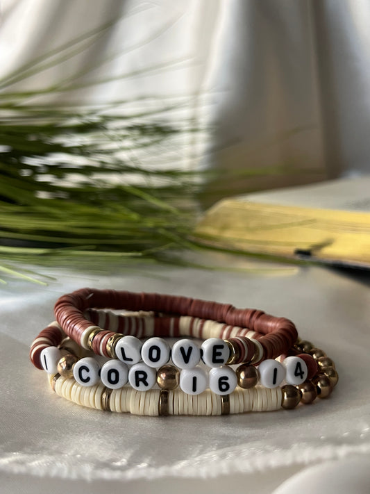"Done In Love" Bracelet Stack