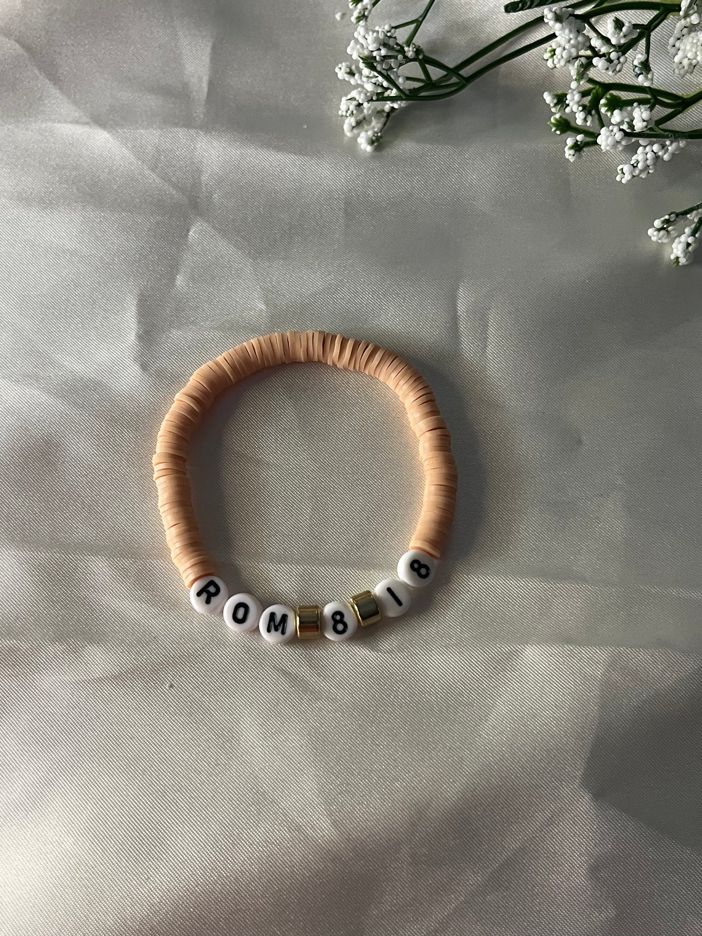 'Joy Is Coming' Bracelet stack