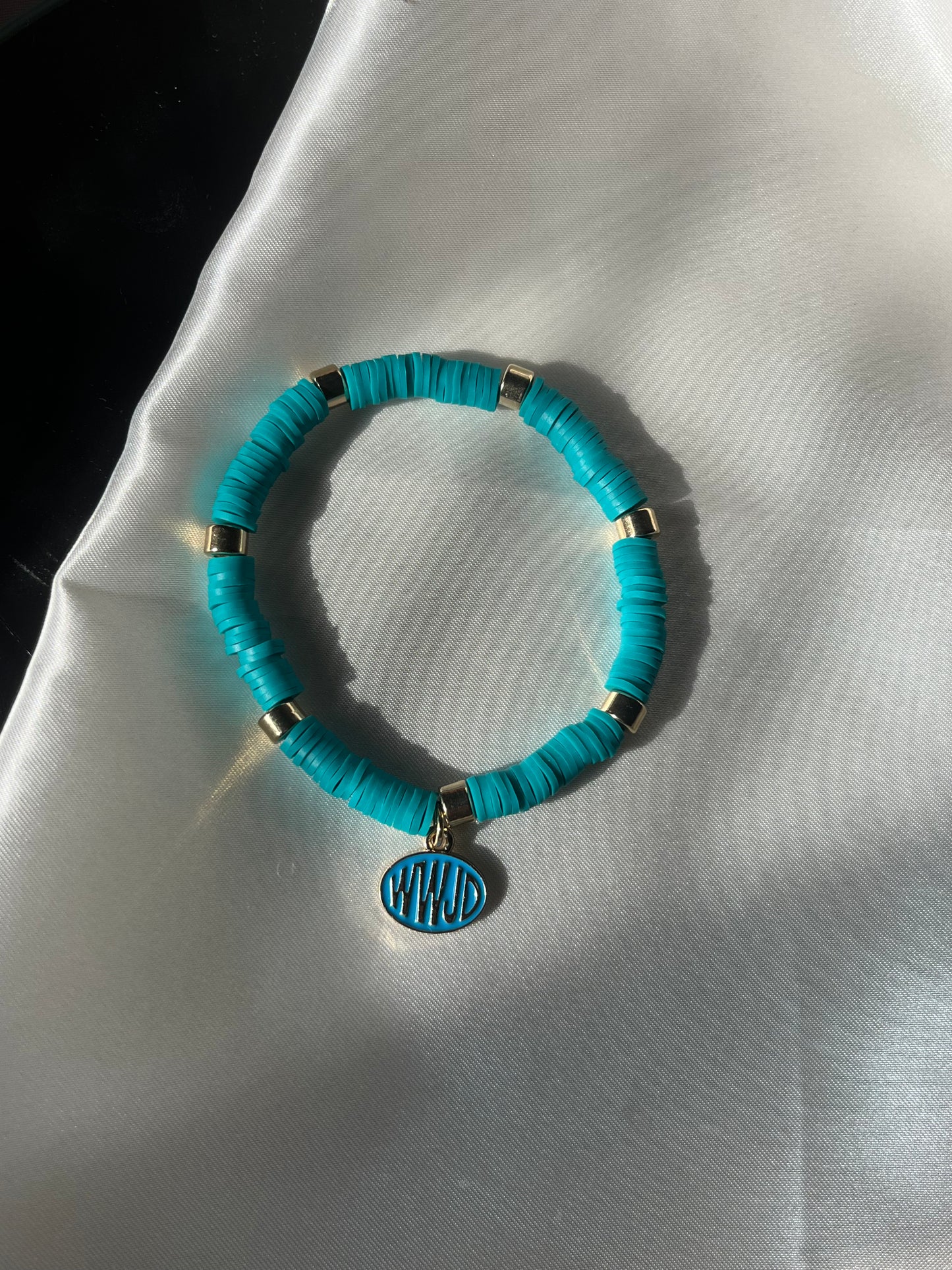 Teal WWJD Bracelet