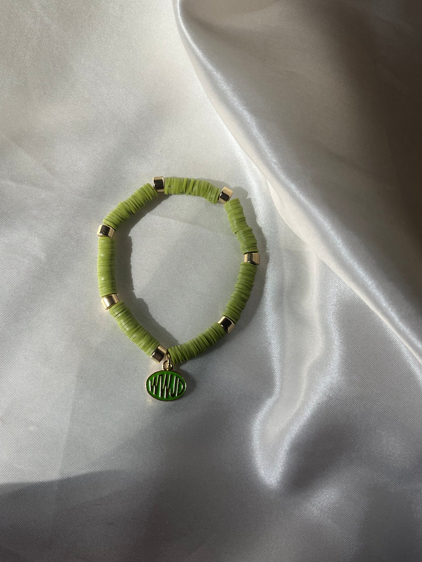 OIive Green WWJD Bracelet