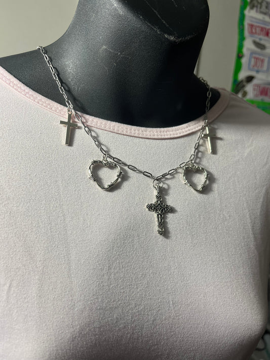 Crossed Paths Necklace