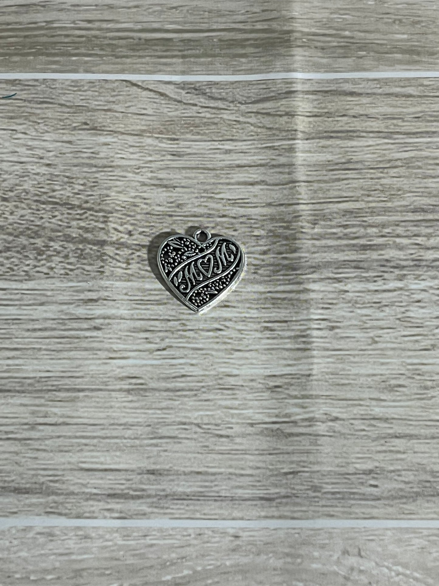 Mom Heart Charm