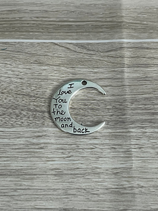 Moon And Back Charm