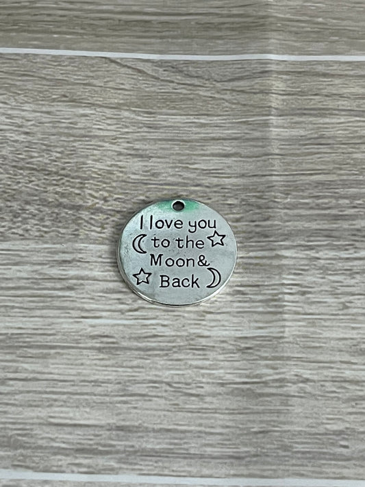 To The Moon Charm
