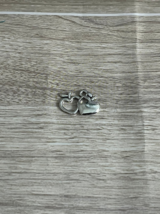 Apple Heart Charm
