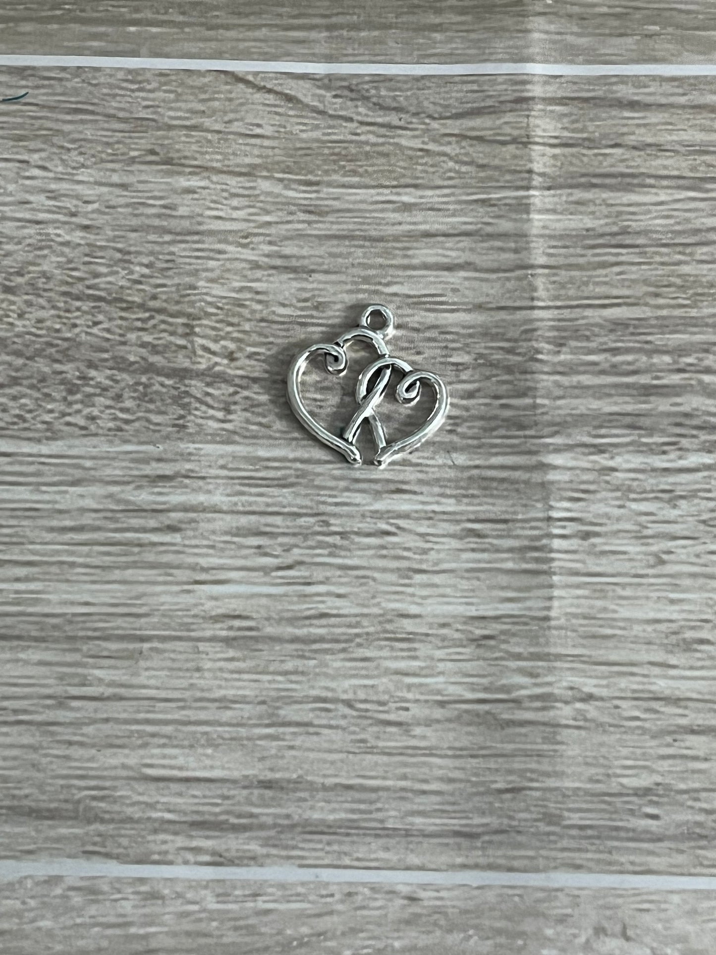 Bound By Love Heart Charm