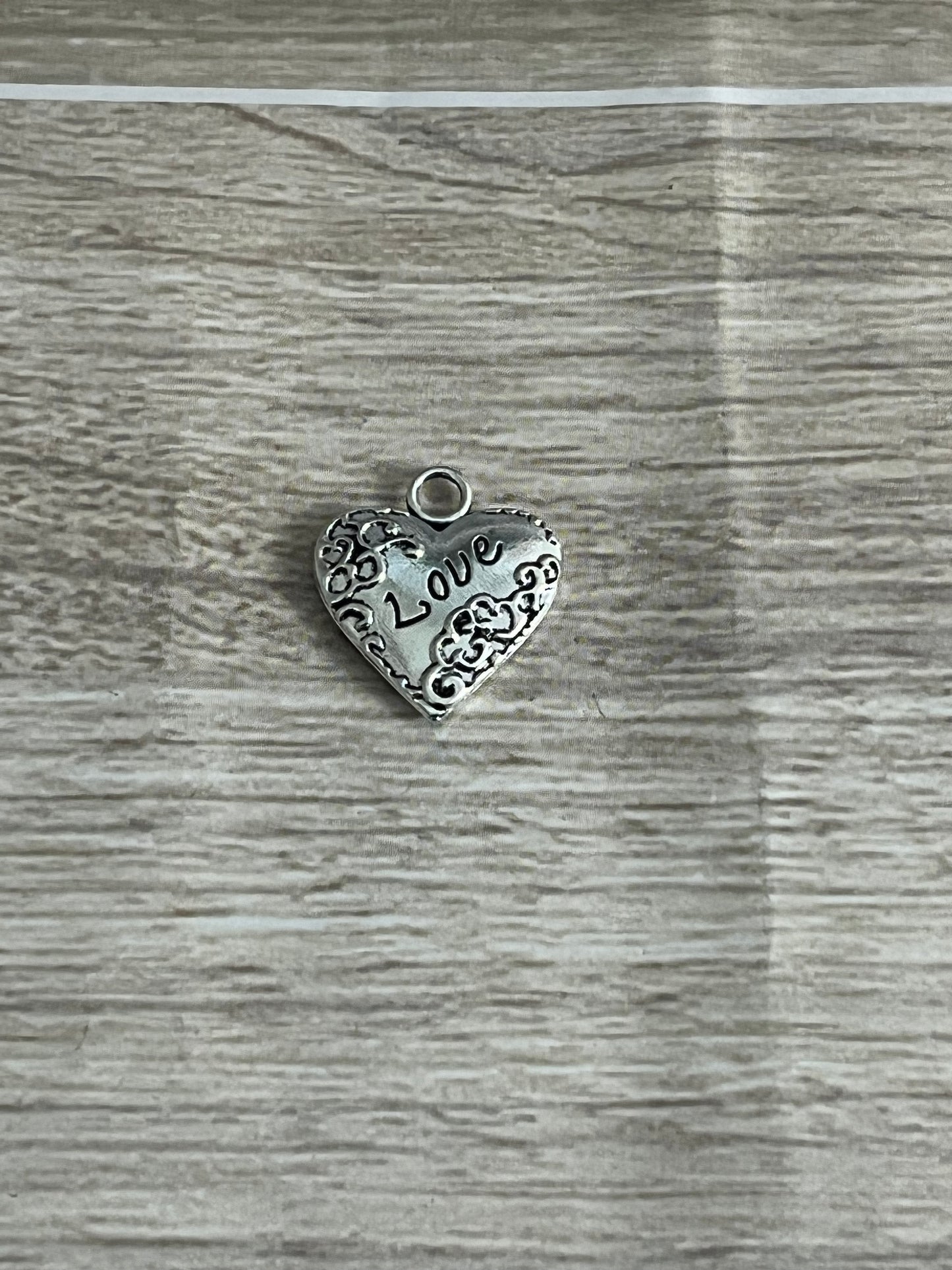 'Love' Heart Charm