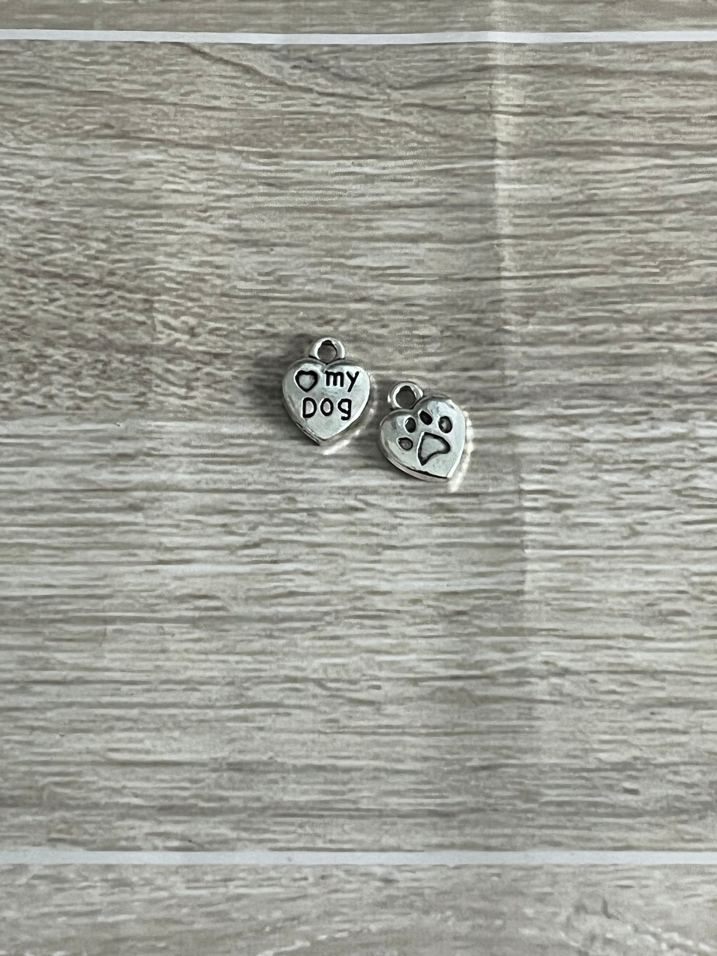 '♡ My Dog' Heart Charm
