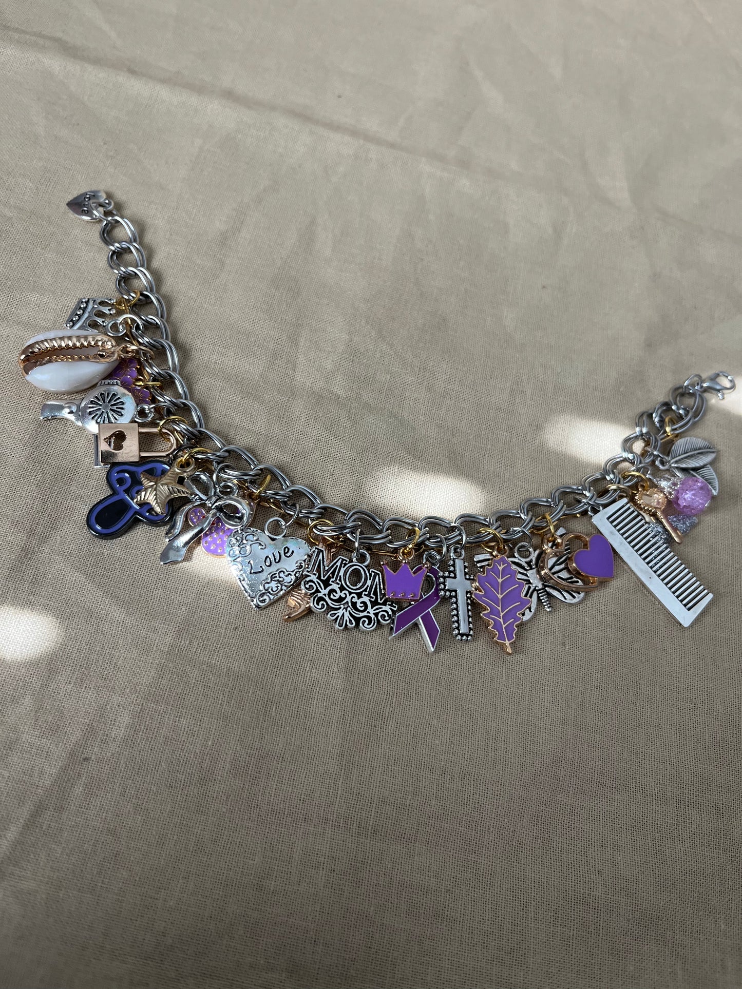Grace Fusion Charm Bracelet (link)