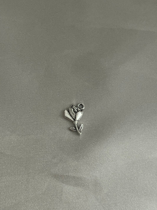 Tiny Rosebud Charm