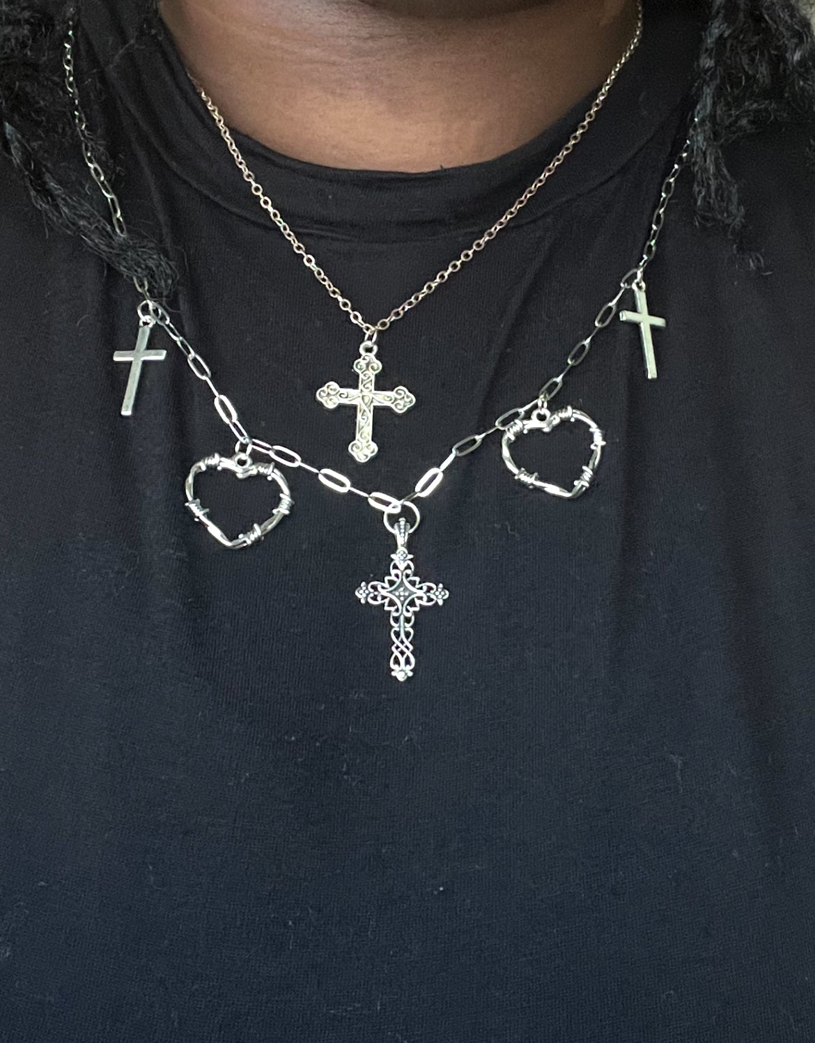 Crossed Paths Necklace